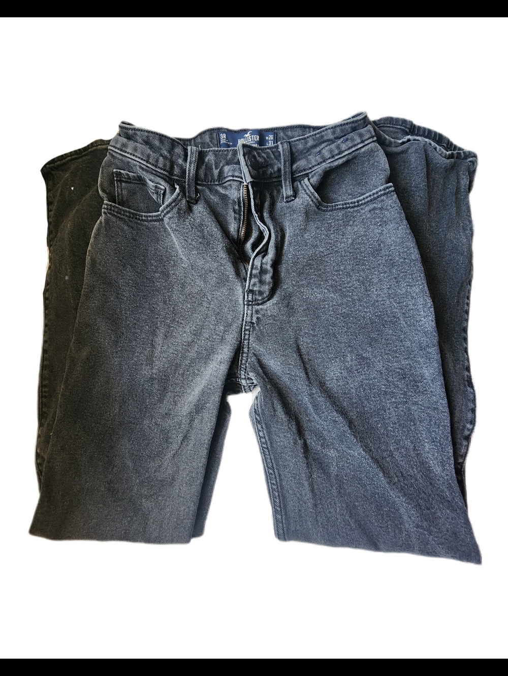Hollister Washed Black Relaxed Fit Women’s Jeans